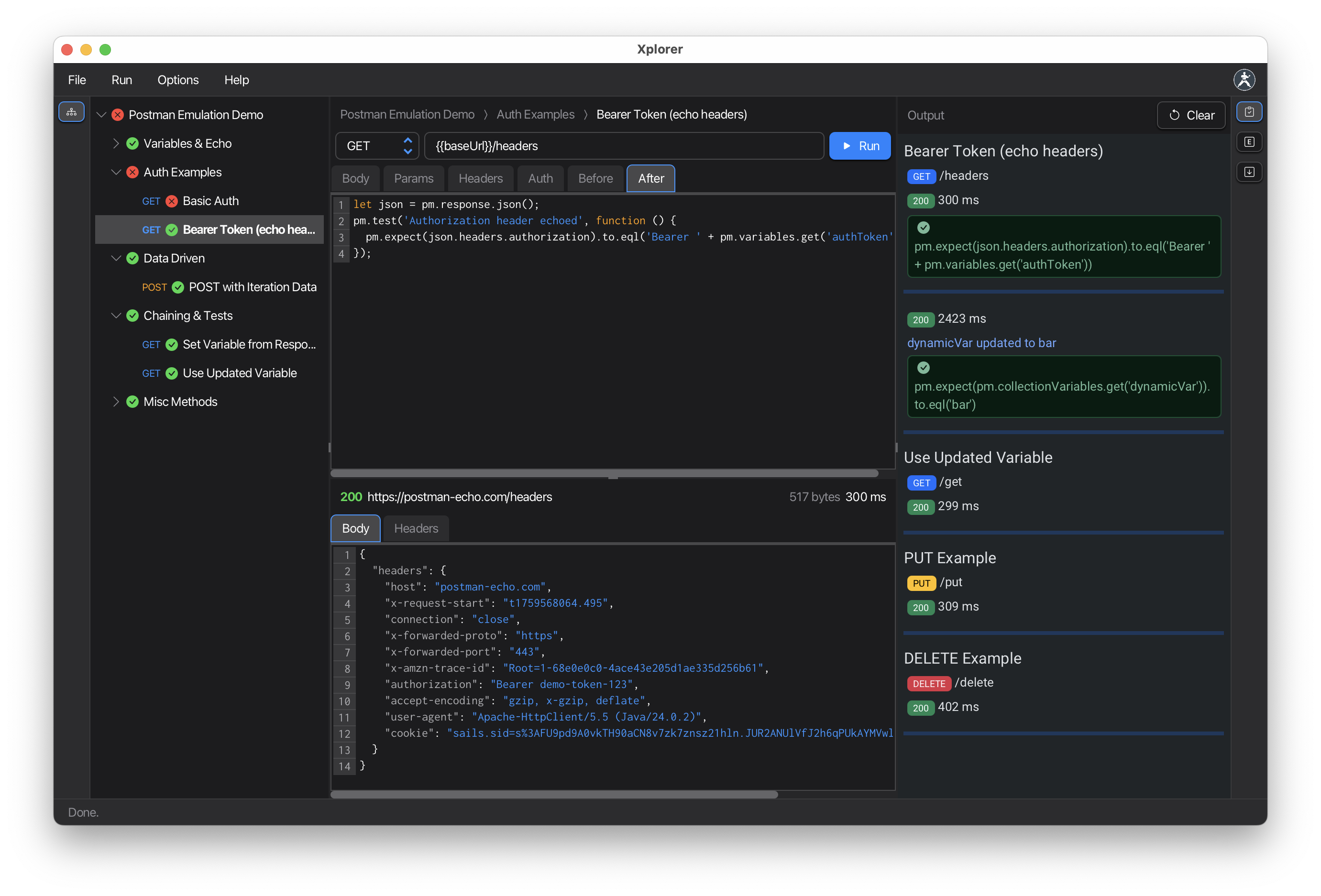 Karate Xplorer Interface