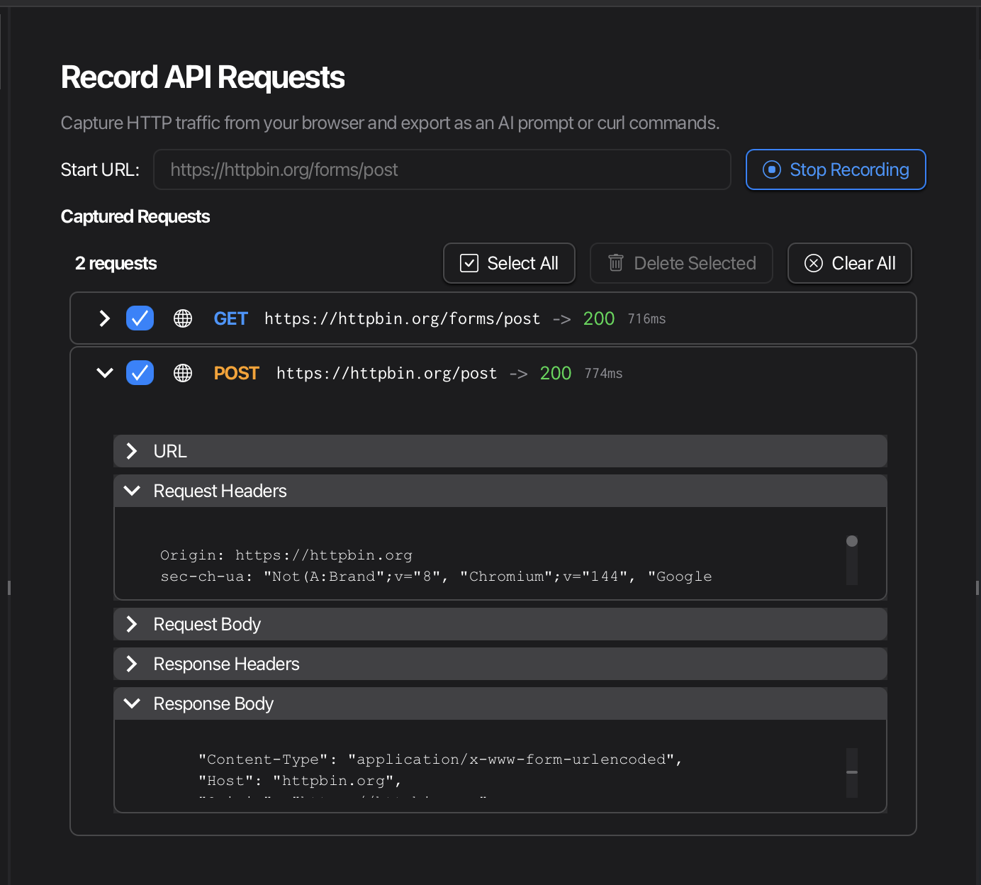 Recording in progress